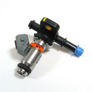 FUEL INJECTOR (ORANGE (MAY NOW BE RED) BAND SINGLE HOSE) - LX/S/LXV 150IE GTS300/BV300/MP3 300IE (6418415 6418414)