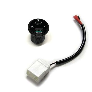 KIT FOR INSTALLING A USB POWER PLUG (INCLUDEDS USB 3.0 AND TYPE C) GT/GTS/SUPER/GTV (2004-2014)