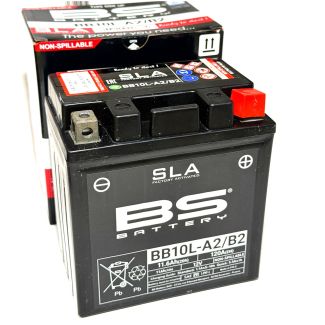 BS BB10LB Battery 12 VOLT 11Ah RIVA 180/BV250-500, Early GTS 250 (584867 12N-103B1-00-00 YB10LB)