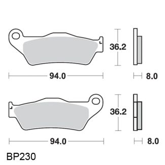 Brake Pad Piaggio X9 Front Perfomance