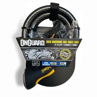 6 FOOT (72" BY .5" THICK) ONGUARD SECURITY BRAIDED CABLE (8028)
