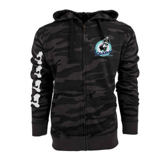 CAMOUFLAGE VESPA MOTORSPORT HOODIE 100% COTTON **CLOSEOUT**
