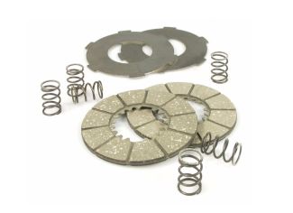 CLUTCH PLATE SET W/ SPRINGS AND STEELS 85MM DIAMETER (1946-1952) (013150)
