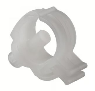 PLASTIC HINGING CLAMP 15MM SMALL ROUND FOR WIRING HARNESS