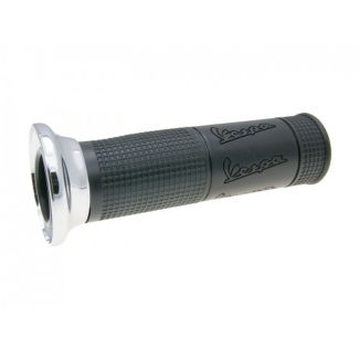R/H (THROTTLE) GRIP-GTS/SUPER W/ CHROME INNER COLLAR