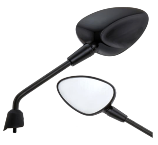 **GLOSS BLACK** LEFT MIRROR VESPA SPRINT NOTTE 50/150 2019- 2020