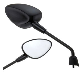 **GLOSS BLACK** RIGHT MIRROR VESPA SPRINT NOTTE 50/150 2019-2020