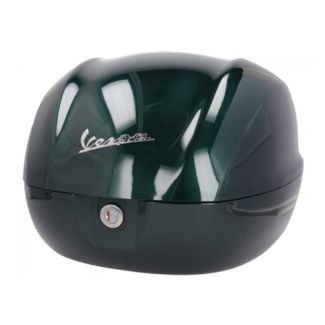 BRITISH RACING GREEN (BOSCO VERDA) AND RACING SIXTIES 60'S TOPCASE VESPA PRIMAVERA TOURING SPRINT CM272937