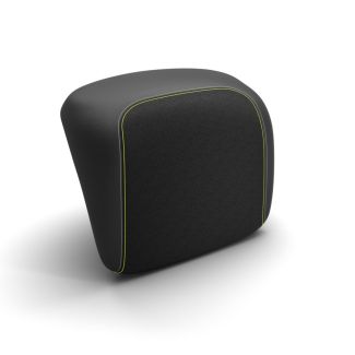 BLACK W/GREEN STICH BACKREST PAD FOR SUPERTECH GTS310 STYLE TOP CASE (CM347106)