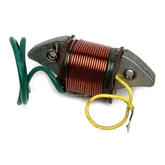 60'S VESPA LIGHTING COIL LONG GREEN SHORT YELLOW & TWO GROUNDS