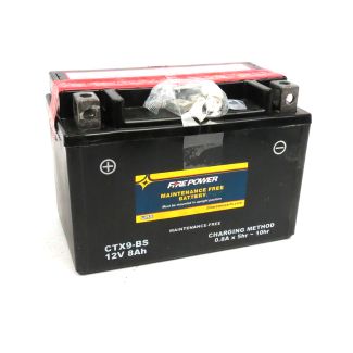 Aftermarket CTX9-BS 12 VOLT 9Ah Battery Genuine Blur/Hooligan & Kymco Like (C15830030000)  (31500-KFAF-C00)