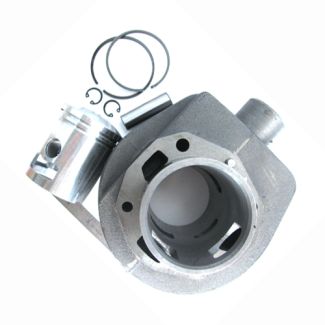 Vintage Vespa 150cc (57.8mm) 3 Port Cylinder w/Piston (241615 244172 840088) (C-0721662 C-4709840 C-4727317)