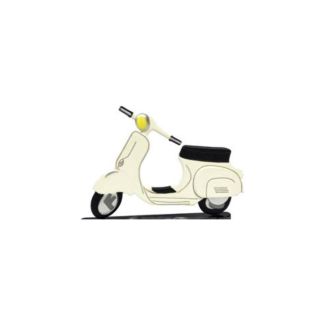 DIE-CAST MODEL VESPA VINTAGE PRIMAVERA 125 IN WHITE