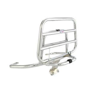 FA ITALIA **CHROME** FOLDING REAR RACK WITH GRAB RAIL VESPA LX50/150 S50/150