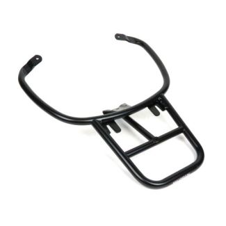 FA ITALIA **BLACK** FLAT RACK (FOR TOP CASE) WITH GRAB RAIL VESPA LX50/150 S50/150