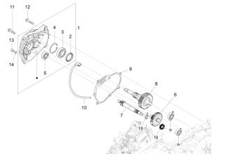 Vespa GTS 250/300ie Gear Box 2006-2019