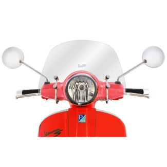 ORIGINAL VESPA SMALL CLEAR SPORT FLYSCREEN (WINDSHIELD) FOR GT200, GTS 250, GTS 300, AND GTS HPE 2005-2022