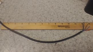 SHEATHED HARNESS FOR ADMORE MI97 OR  MI-99 (26 GAUGE, 6 CONDUCTOR) *PRICE PER FOOT*