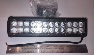 12" Super Bright White LED Light Bar 36 Watt