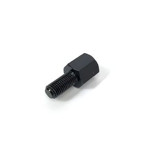 **BLACK** MIRROR ADAPTER RIGHT HAND THREAD 10MM MALE TO RIGHT HAND THREAD 8MM FEMALE