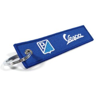 Vespa Piaggio Blue Keychain/Key Fob