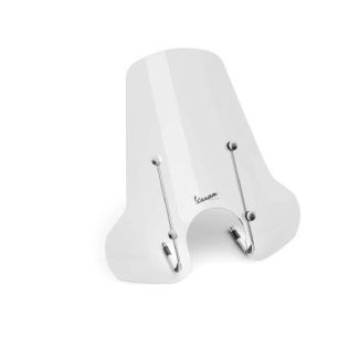 OEM LARGE VESPA WINDSHIELD GTS 300 310 HPE2 2023- 30" WIDE by 22" TALL (ABOVE THE H/L) (1B010566 1B010117)