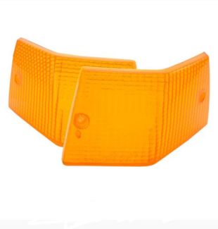 **AMBER** REAR RIGHT & LEFT R/H L/H PAIR TURN SIGNAL LENS VESPA P-SERIES (P125X, P200E, PX150, T5, STELLA)