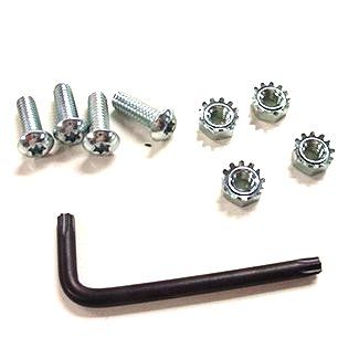 ScooterWest.com - License Plate Tamper-Resistant Locking Hardware