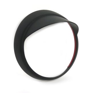 BLACK HEADLIGHT BEZEL (RIM) WITH VISOR PRIMAVERA 3V (642662)