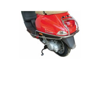 CUPPINI CHROME REAR CRASH BARS VESPA - LX/LXV/S 50-150