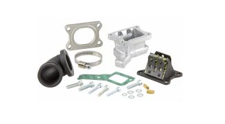 Malossi X360 Reed Valve manifold for Vespa Rally, P, and PX (2015896)