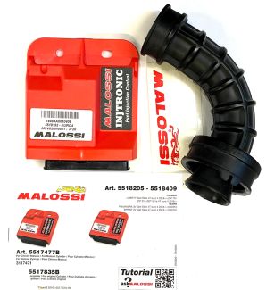 MALOSSI ECU (ECM CDI) IGNITION UNIT INJTRONIC FOR ORIGINAL CYLINDER - FUEL INJECTED PRIMAVERA/SPRINT/LIBERTY 50CC 3Vie iGET **EURO 4 ONLY**