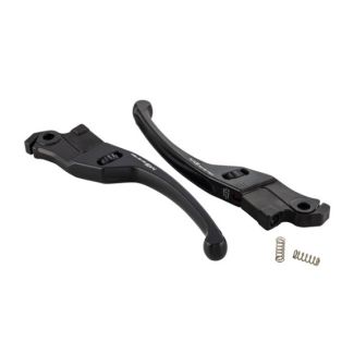 MG BIKETEC *LONG BLACK* LEVER PAIR LEFT & RIGHT VESPA GTS300 GTS310 HPE2 2023-