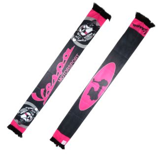 Pink & Black Vespa Motorsport Scarf