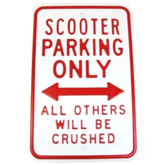 Scooter Parking Only sign