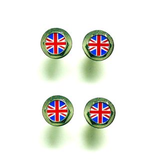 Union Jack License Plate Screws (Set of 4)
