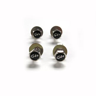 GTS SET OF 4 CHROME LICENSE PLATE SCREWS **SUPER SALE*