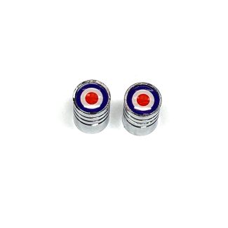 Mod Target CHROME Tire Valve Stem Cap PAIR **SUPER SALE*