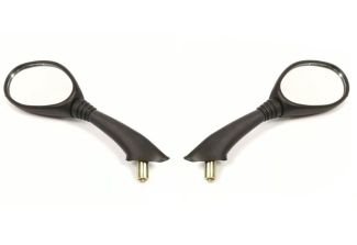 ET2/ET4 BLACK EURO STYLE MIRRORS PAIR (ALSO, 2003 LT)