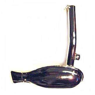 Vintage Vespa 1950 Muffler Exhaust-Pipe (Tear-Drop)