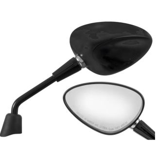 GLOSSY BLACK SHORT SPRINT MIRRORS PAIR 50/150 (ALSO FITS PRIMAVERA & GTS HPE 2020-2022)