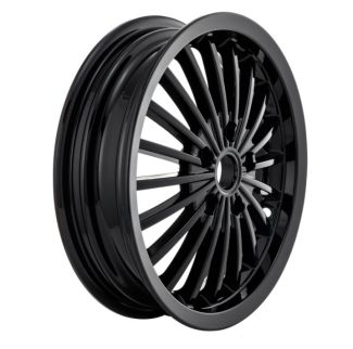 *GLOSS BLACK* 12" CUSTOM STYLE 20-SPOKE WHEEL FITS GTS/GTS/SUPER 300 (FRONT AND REAR 2005 TO 2018 MUST ADD BOLTS ON REAR AFTER 2019) 