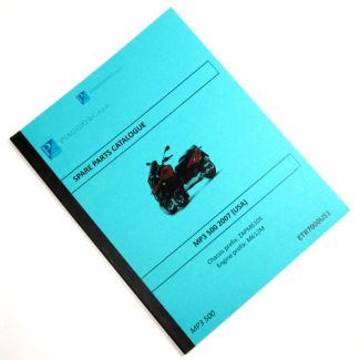 Parts Book - MP3 500