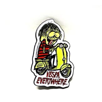 VESPA EVERYWHERE PIZZA PONIES PIN LIMITED EDITION OF 200 INDIVIDUALLY NUMBERED