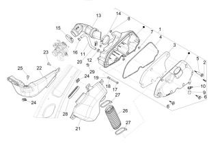 Vespa Primavera/Sprint 150 Air Box & Air Filter 2015-Current