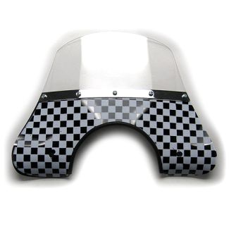VESPA P series PX AND STELLA Mod Flyscreen Black/White Checkers