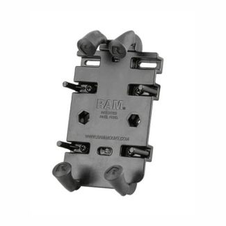 UNIVERSAL RAM QUICK GRIP SPRING LOAD PHONE HOLSTER  (MOUNT NOT INCLUDED)