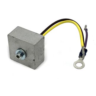 MODIFIED AC REGULATOR AND MOUNTING HARDWARE TO WORK WITH DOUBLE YELLOW STATOR PLATE