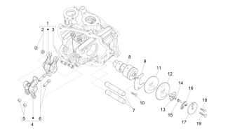 Vespa GTS 300ie Camshaft & Rockers 2010-2019