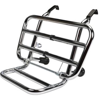CHROME FRONT FOLDING RACK ROYAL ALLOY GT150 GP300 **CLOSEOUT**